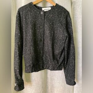 SPANX Ponte Bomber Jacket, Herringbone